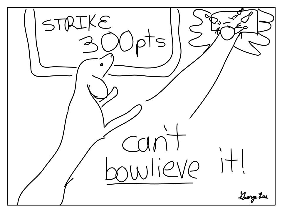 Cover photo for Punderline 25: A bowling surprise Cover photo for Punderline 25: A bowling surprise